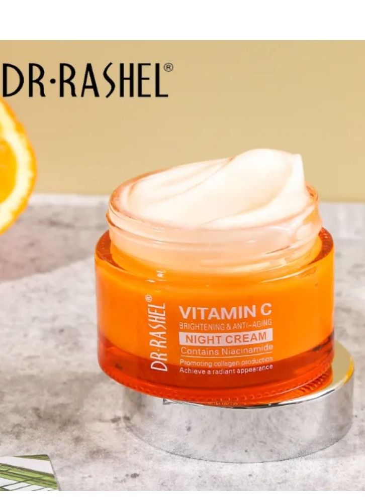 RASHELL Vitamin C Brightening And Anti-Aging Night Cream 50g - Image 2