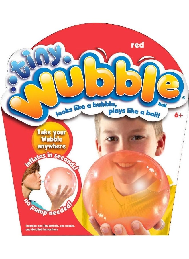 Wubble Bubble Wubble Bubble Red Tiny Toy Ball - 3 Years & Above  - Image 1