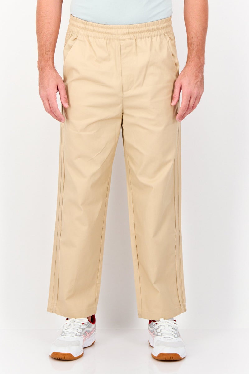 adidas Originals Men Sportswear Fit Drawstring Outdoor Track Pants, Beige  - Image 1