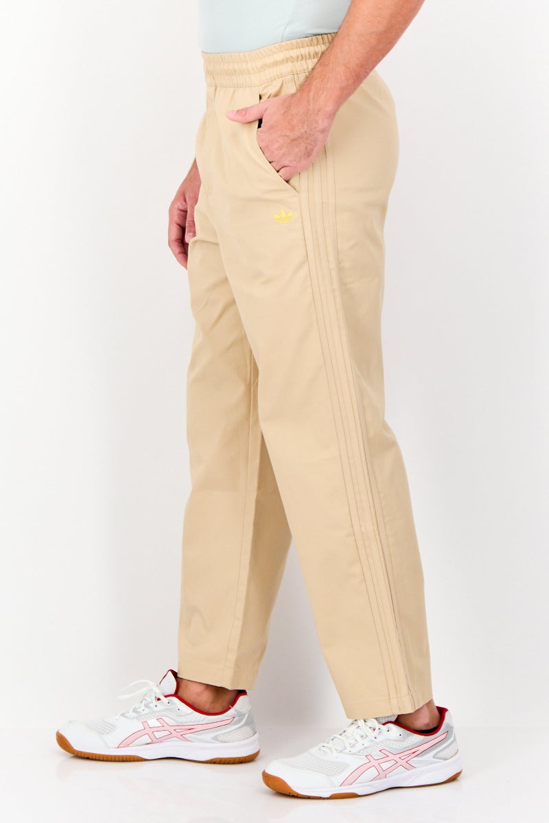 adidas Originals Men Sportswear Fit Drawstring Outdoor Track Pants, Beige  - Image 2