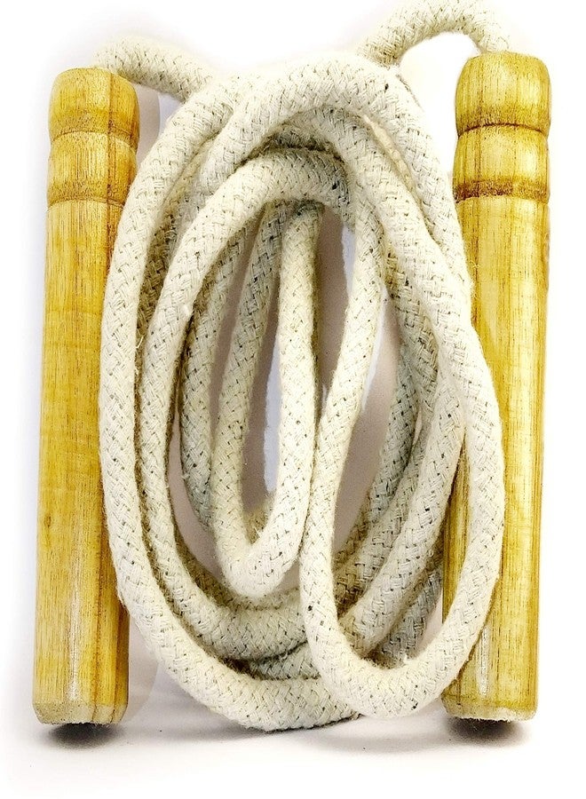 Etoria Cotton Skipping Rope for Unisex (Brown and White) - Image 2