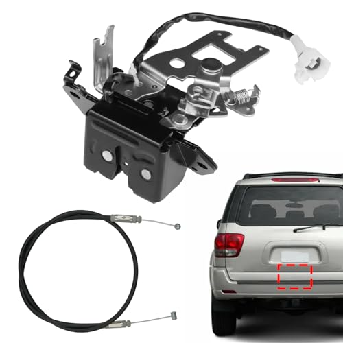 Blycorul Rear Trunk Lock Actuator Compatible with 20012007 Toyota Sequoia 47L Sport Utility Tailgate Hatch Latch Actuator Replaces 931861 693010C010 - Image 1