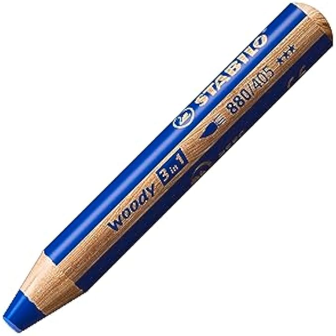 STABILO WOODY 3 IN 1, ULTRAMARINE BLUE - Image 2