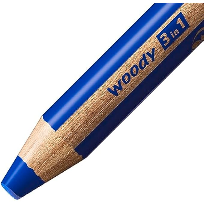 STABILO WOODY 3 IN 1, ULTRAMARINE BLUE - Image 3
