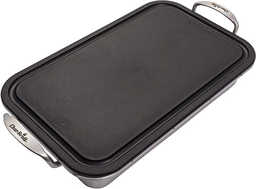 Charbroil Char-Broil 3526981P04 Grill Plus Roasting Pan & Cutting Board, Silver - Image 3