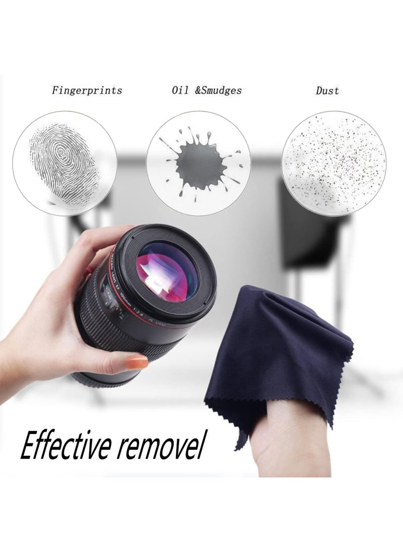 LifHap Extra Large Microfiber Cleaning Cloths12x 12 for Glasses or Eyeglass PhoneComputer ScreenCamera LensEye Glasses Lens CleanerEyeglass Cleaner Cloths Wipes for Delicate Surface6 Pcs  - Image 4