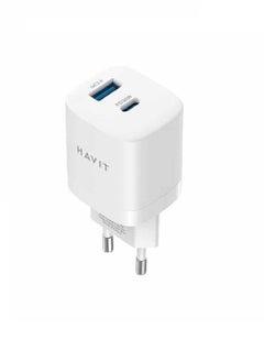 Wall Charger 33W Dual  Ports( PD 33W,USB-A 30W) Supprot (PPS/PD3.0),EU White - pzsku/Z19F4E4A265469586FA03Z/45/_/1709465411/dcd924db-d7b9-44ca-b3b9-f3c072e51665