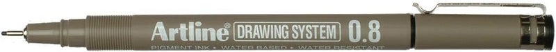 drawing system pen - black 0.8 mm writing width