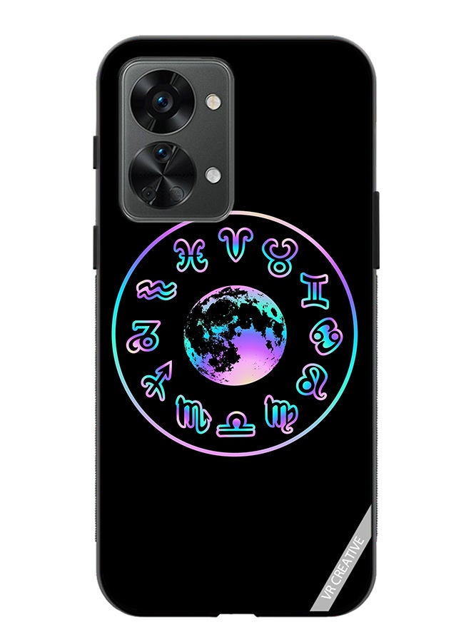 VR CREATIVE Protective Case Cover For OnePlus Nord 2T Abstract Pattern Sings Design Multicolour - Image 1