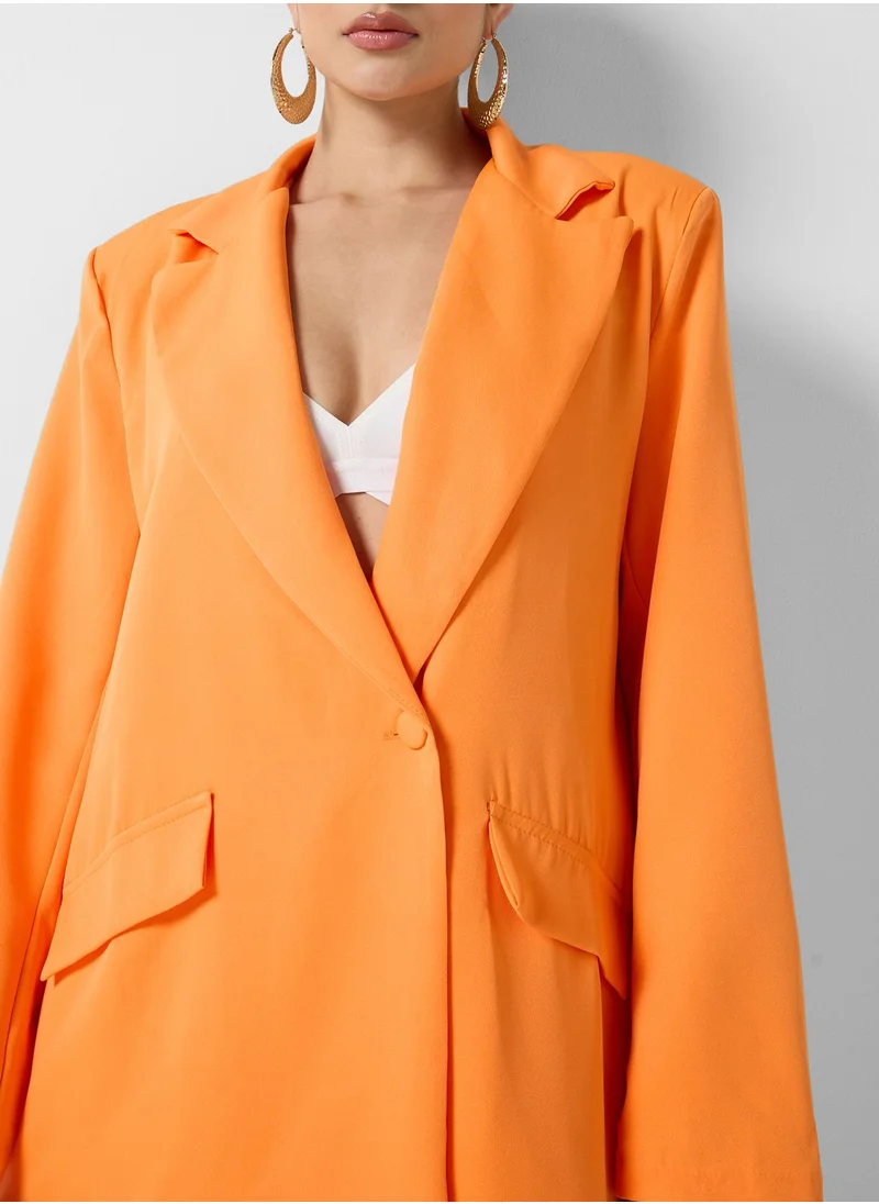 boohoo Pocket Detail Tailored Blazer