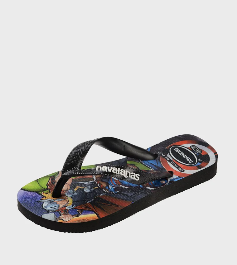 Havaianas BLACK Hav. Kids Top Marvel Ii for Men | Best Price UAE