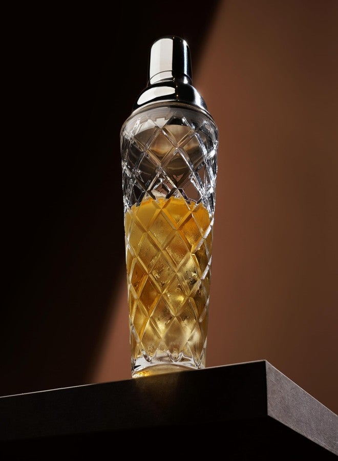 True Reserve Glass Cobbler Shaker, Elegant Cocktail Shaker for Margarita, Whiskey Sour, Espresso Martini, Mixed Drinks, Cold Brew Cocktails, Home Bar Tools, Gifts for Men, 14 oz - Image 4