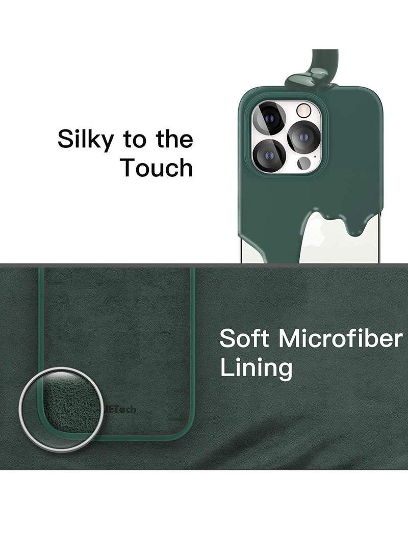 3 in 1 Silicone Case for iPhone 14 Pro Max 6.7-Inch, with 2-Pack Screen Protector and 2-Pack Camera Lens Protector, Full Coverage Tempered Glass Film - Image 5