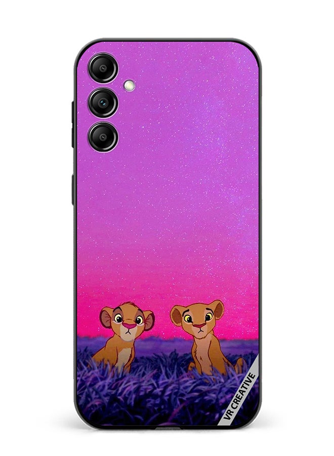 VR CREATIVE Protective Case Cover For Samsung Galaxy A55 Lion King Design Multicolour - Image 1