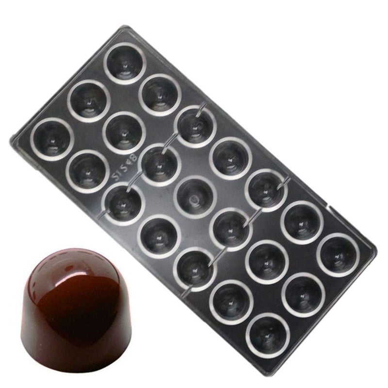 Grainrain polycarbonate chocolate mold polycarbonate chocolate bar mould Bullet Clear Hard Plastic candy pastry tools - Big Size (19322) - Image 1