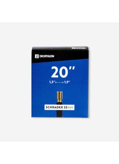 ديكاتلون إطار داخلي مقاس 20 بوصة × 1.5 إلى 1.9 بوصة وصمام  - Image 2