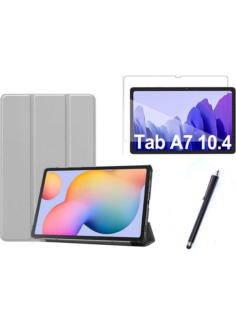 Nezih Case - Samsung Galaxy Tab A7 T500 Compatible Smart Cover Tablet Case + Screen Protector + Pen - Image 1