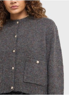 VERO MODA Button Pocket Detail Cardigan  - Image 3