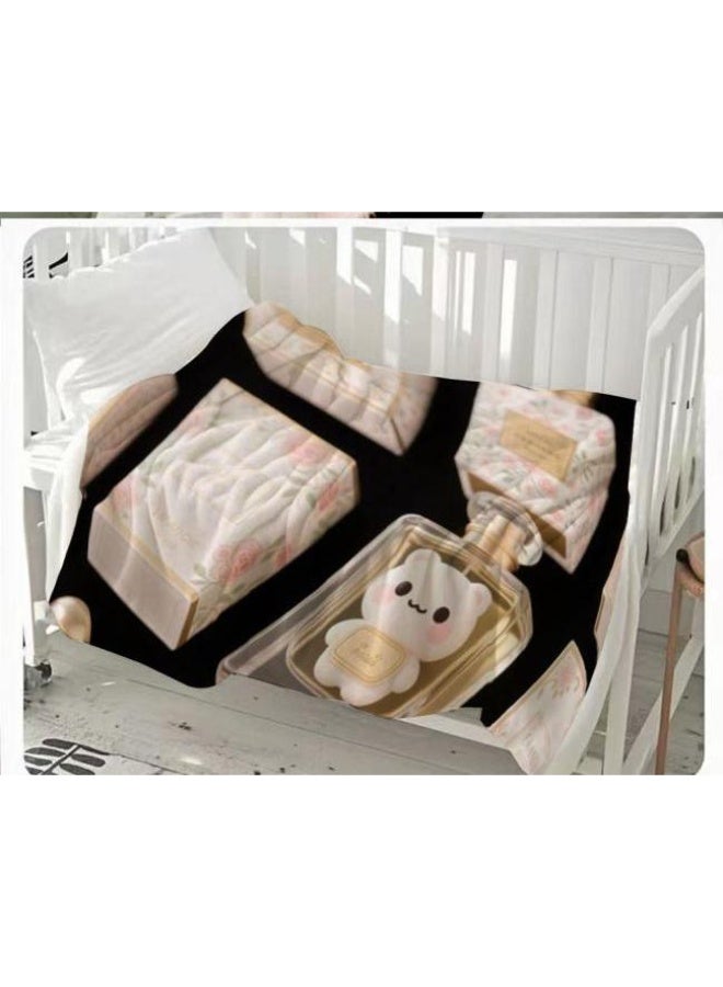 general Flannel thin blanket (warm and comfortable, suitable for sleep, gaming, dust removal and sandproof) 150cm*200cm - 1070 - Image 3