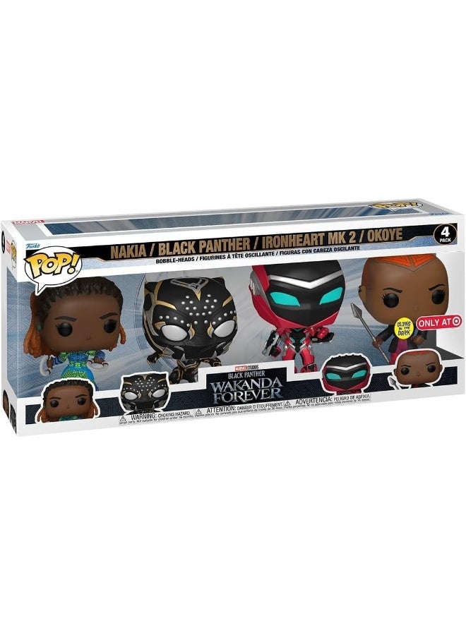 فانكو بوب! مارفل: بلاك بانثر واكاندا فوريفر، 4 قطع (GW)(بدون إضافات)، مجسم فينيل قابل للتجميع - Image 1