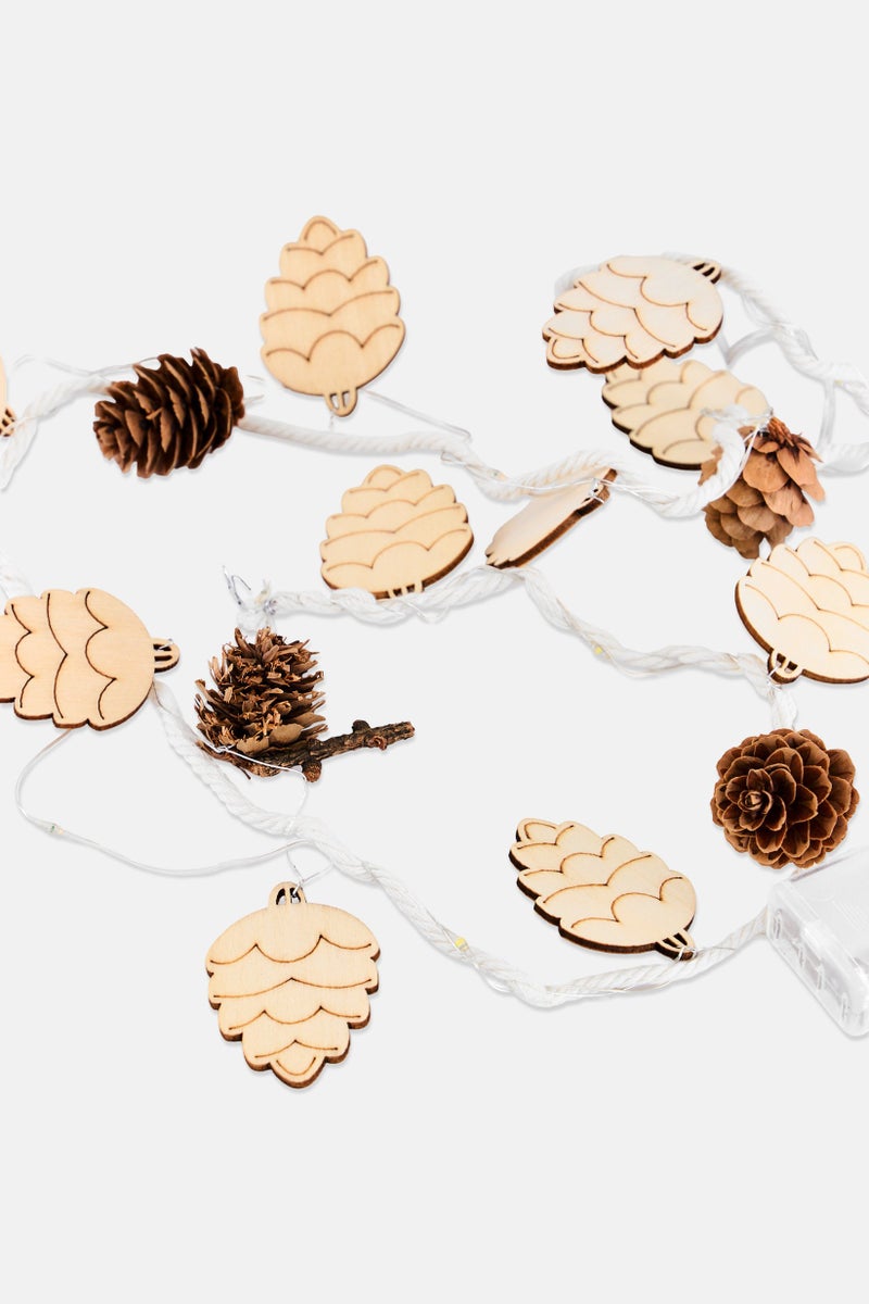 Muy Mucho Firecrackers Cluster Garland Fairy Lights, Brown - Image 3