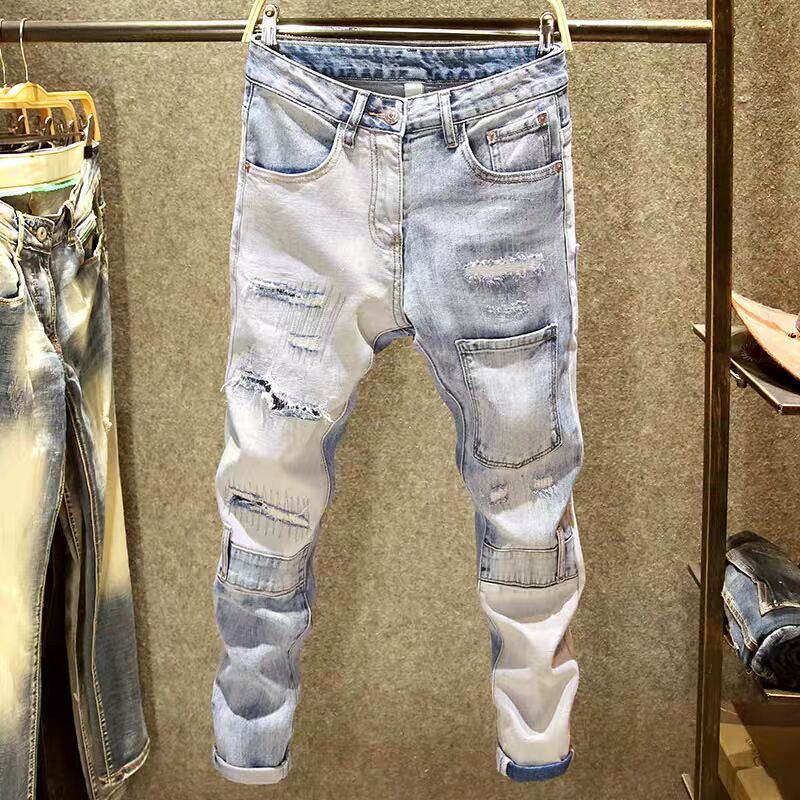 Unisex Classic Denim Jeans Loose Fit Daily Outdoor Wear - Image 1