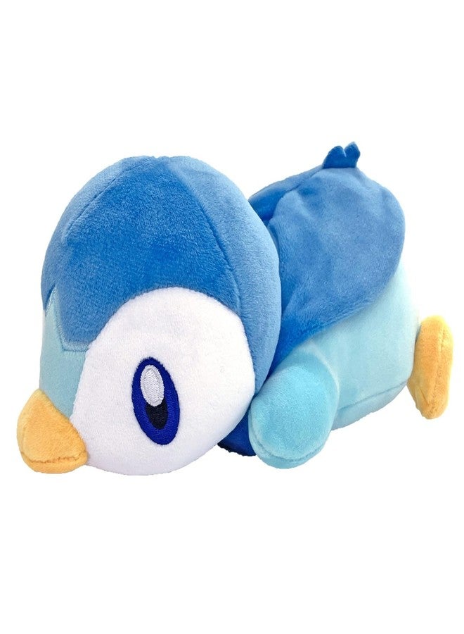 Ensky Piplup Sleeping Soft Plush Pillow, Potchima, Approx. 3.7 x 4.5 x 7.5 inches (95 x 115 x 190 mm), Polyester - Image 2