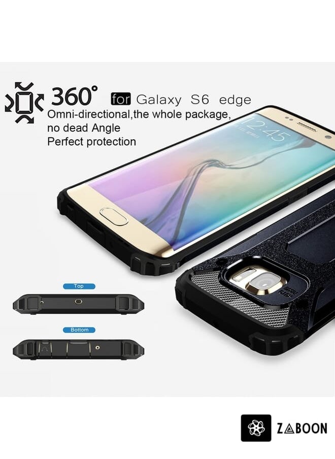 Protective Case Cover For Galaxy S6 Edge / G925 Tough Armor TPU + PC Combination Case