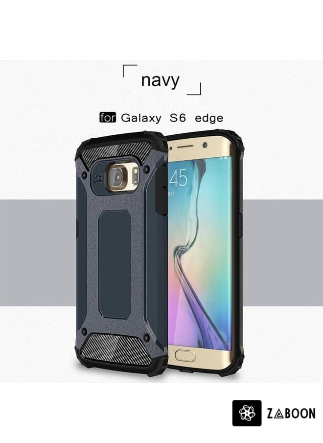 Protective Case Cover For Galaxy S6 Edge / G925 Tough Armor TPU + PC Combination Case