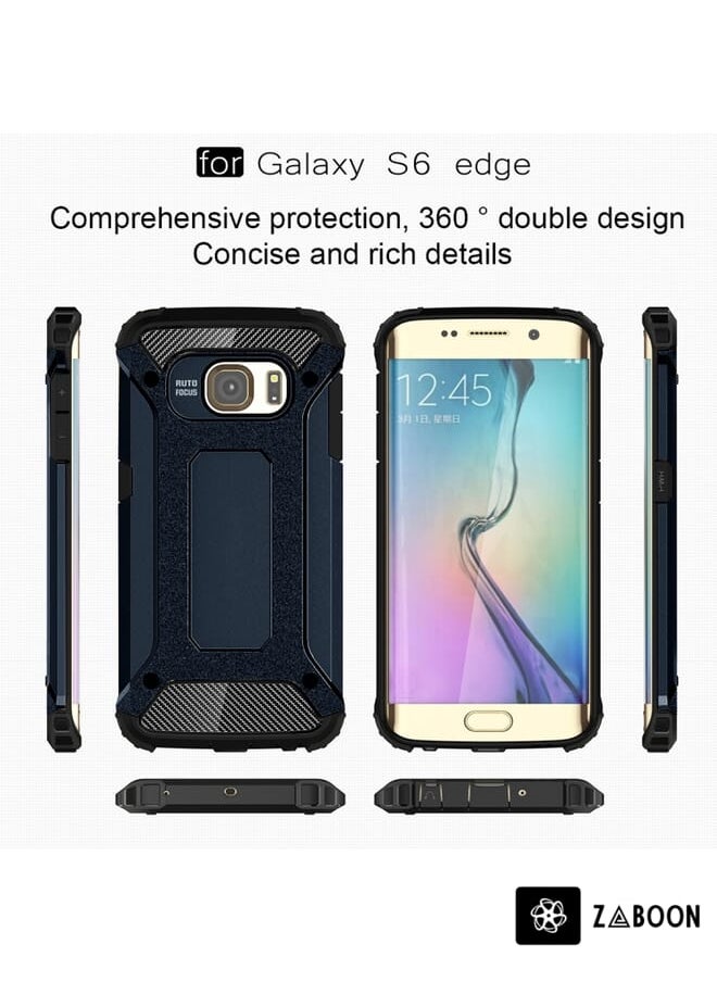 Protective Case Cover For Galaxy S6 Edge / G925 Tough Armor TPU + PC Combination Case