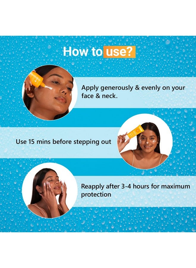 Bella Vita Organic Bellavita Water Based Hydrating Sunscreen Spf 50 Lightweight Photostable Pa+++ For All Skin Types No White Cast Non Greasy Finish Uv Protection Broad Spectrum For Men & Women 50Ml - Image 5