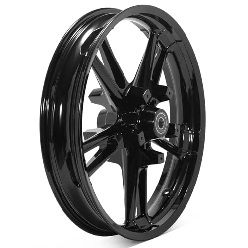 TOFR 21 inch Enforcer Front Wheel Rim Tubeless For Harley 2009-2023 Touring Bagger Road Glide Road King Electra Glide Ultra Limited Classic Street Glide Custom Special/W 11.8" Black Front Rotors - Image 4