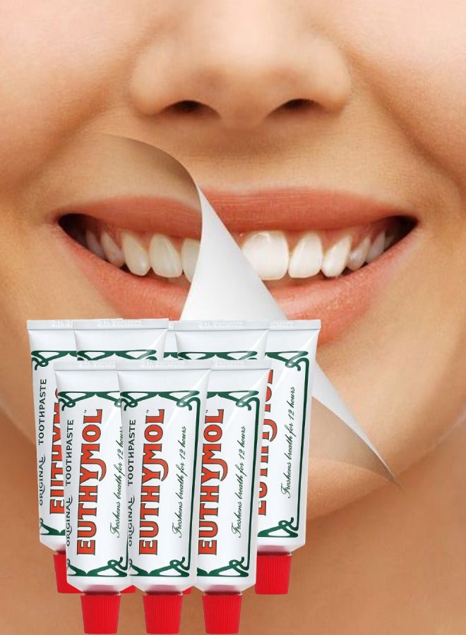 يوثيمول 8 قطع معجون أسنان ايوثيمول الأصلي 75مل - Image 1