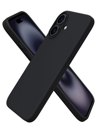 Compatible with iPhone 16 Case 6.1", Slim Liquid Silicone 3 Layers Full Covered Soft Gel Rubber Shockproof Phone Case, Protective Cover with Anti-Scratch Microfiber Lining-Black - pzsku/Z19F6192AACD007BC4E56Z/45/_/1729580353/de039f36-1360-4fc3-9c48-512a48286552