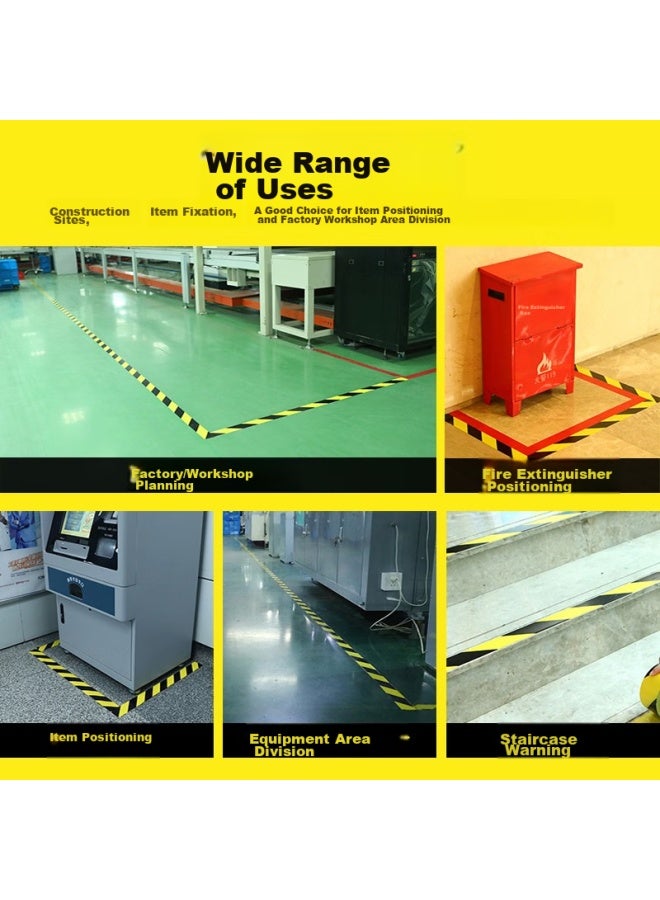 SITOO Green Safety Warning Tape, Floor Marking Zebra Tape, Pvc Caution Line, Non-stick, 48mm*20m*1 Roll, Windproof, Rice Character Sticker, Window - Image 3