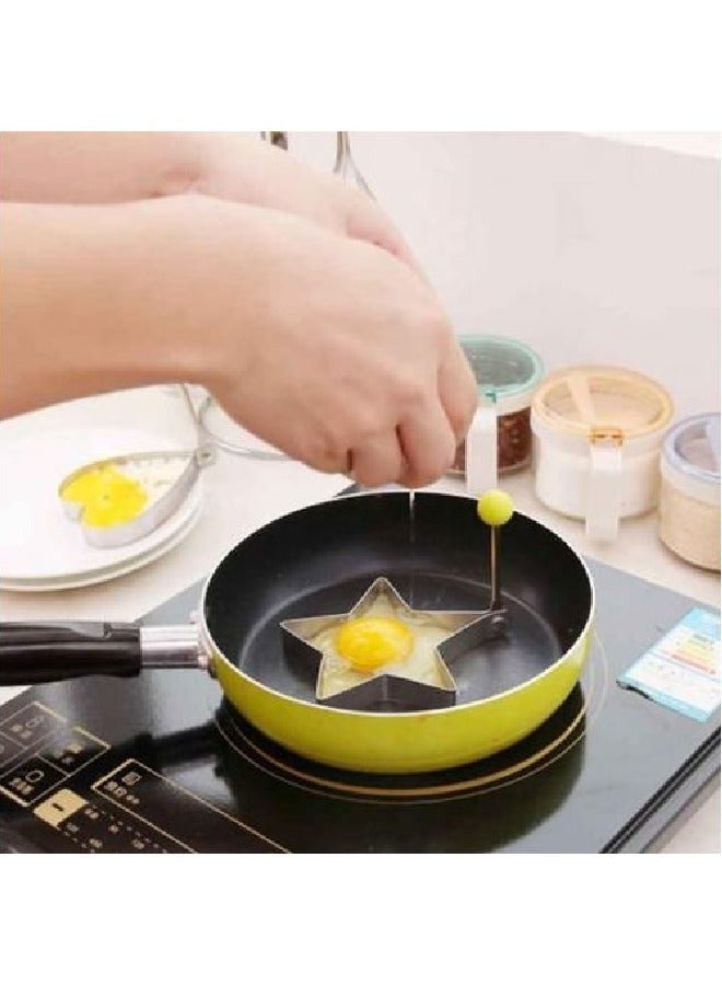 قوالب اشكال البيض الاستانلس 3 قطع - Image 5