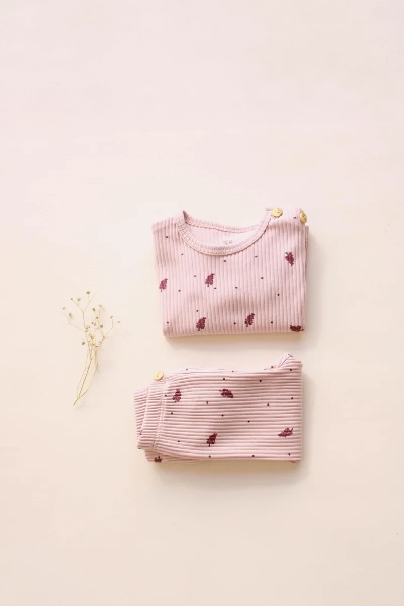 Ohlala Koala Grape Baby Bottom Top Set