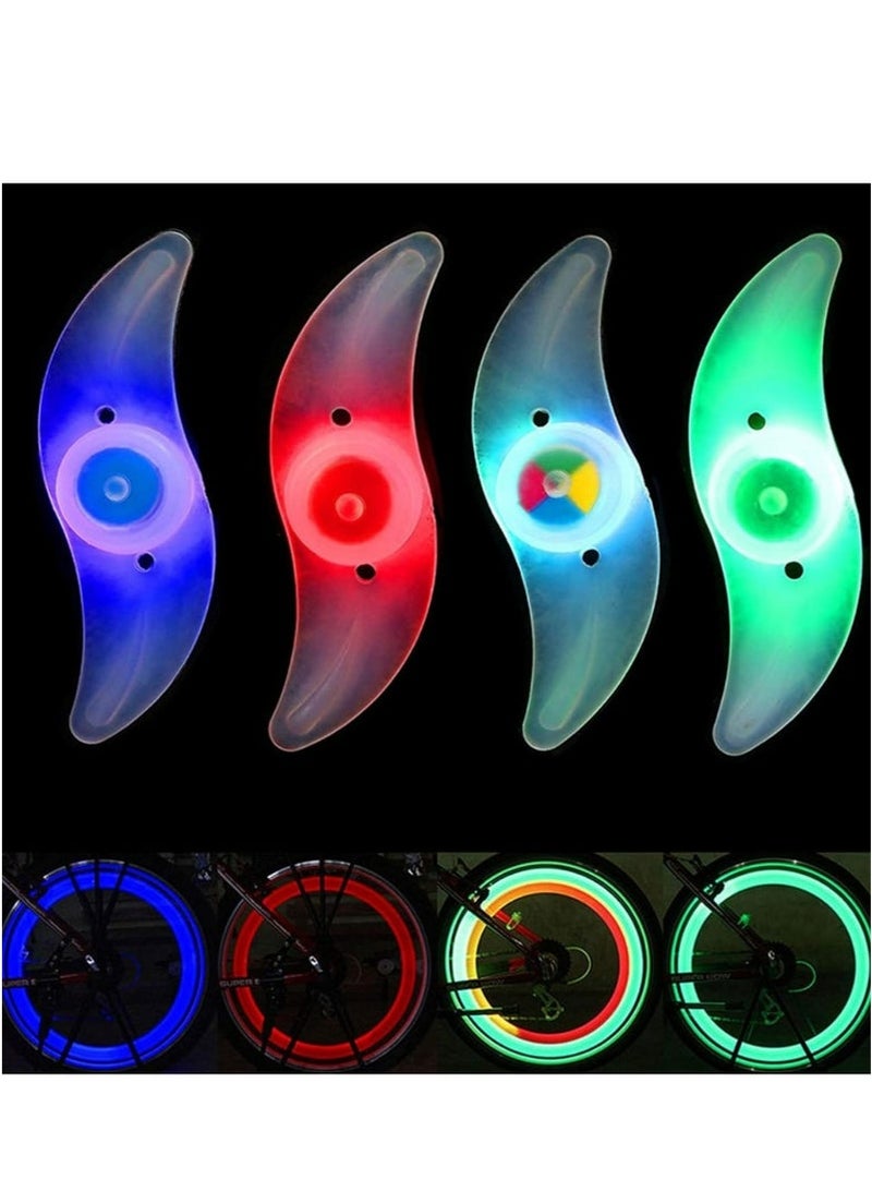 أس تس إل 4 مجموعة من ضوء حجرات الدراجة، ضوء حجرات الدراجة مع 3 أنماط مضيئة LED للحفاظ على السلامة والزينة - Image 1