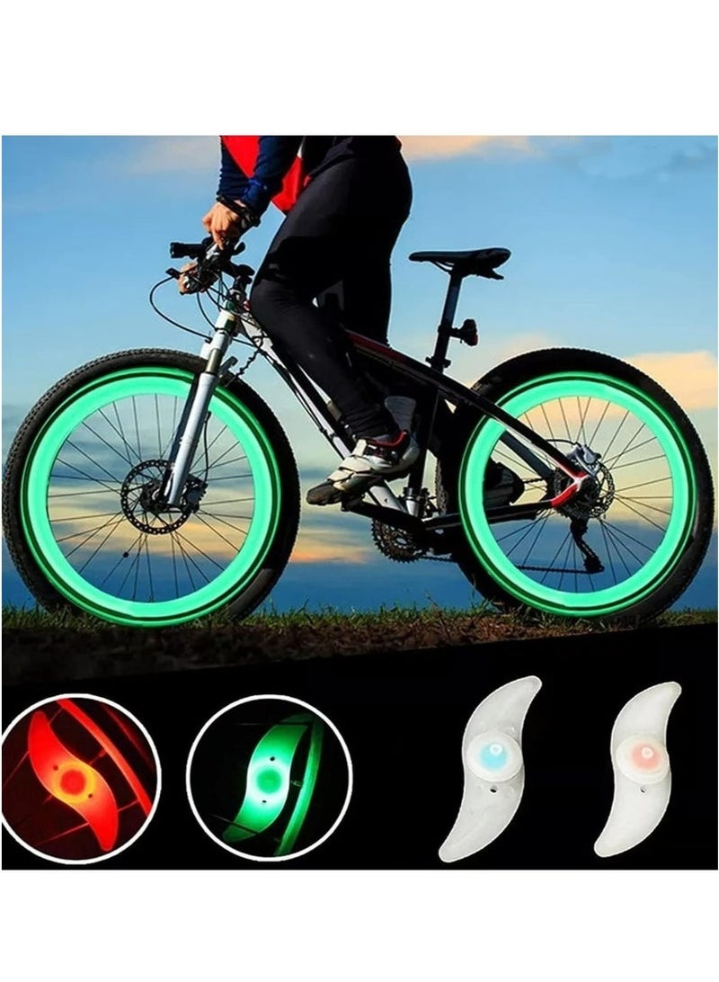 أس تس إل 4 مجموعة من ضوء حجرات الدراجة، ضوء حجرات الدراجة مع 3 أنماط مضيئة LED للحفاظ على السلامة والزينة - Image 5