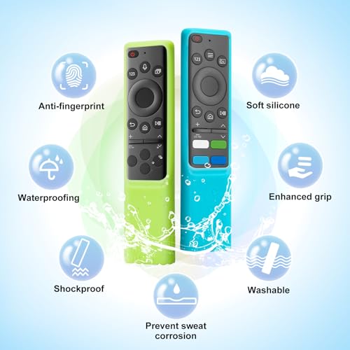 OMAIC Cover-for-Samsung-Smart-TV-Remote-Case-Silicone BN59-01385A (2 Pack) - Image 2