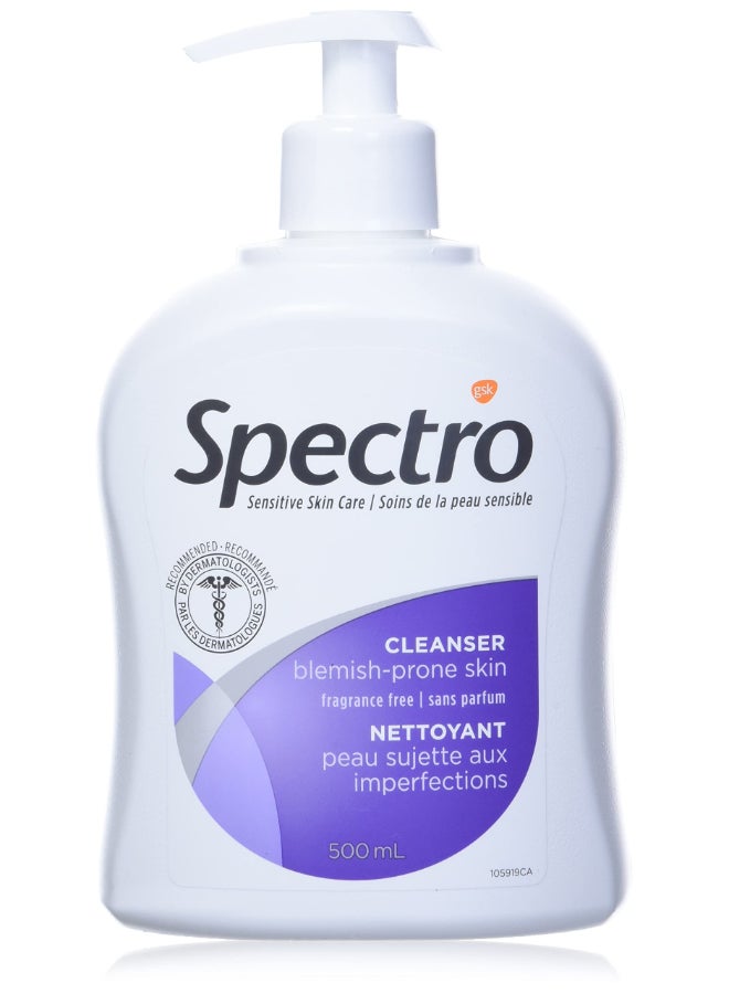 Spectro Jel Cleanser 500ml 17 Floz Pump For Blemish Prone Skin Fragrance Free by Spectro - Image 3