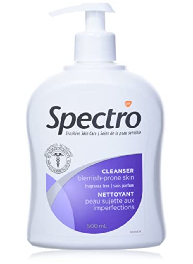 Spectro Jel Cleanser 500ml 17 Floz Pump For Blemish Prone Skin Fragrance Free by Spectro - Image 1