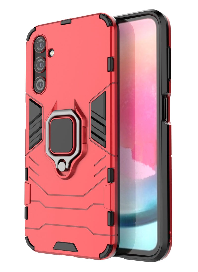 TEAM LUXURY - Phone Case for Samsung Galaxy A24 4G Magnetic Car Mount Bracket Shell Case - Image 1