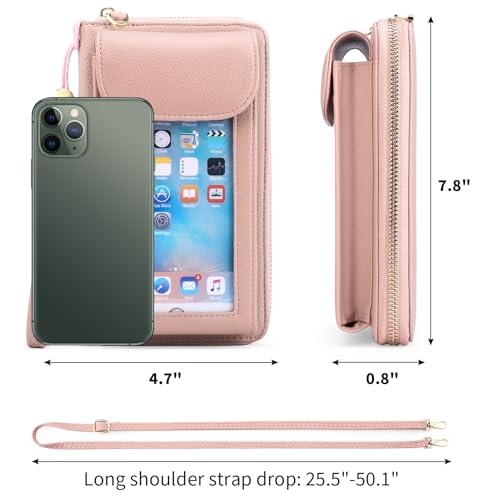 FALAN MULE Crossbody Purse for Women Leather Crossbody Bag For Women Cell Phone Wallet Purses Should Bag - Image 5