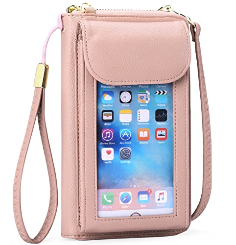 FALAN MULE Crossbody Purse for Women Leather Crossbody Bag For Women Cell Phone Wallet Purses Should Bag - Image 1