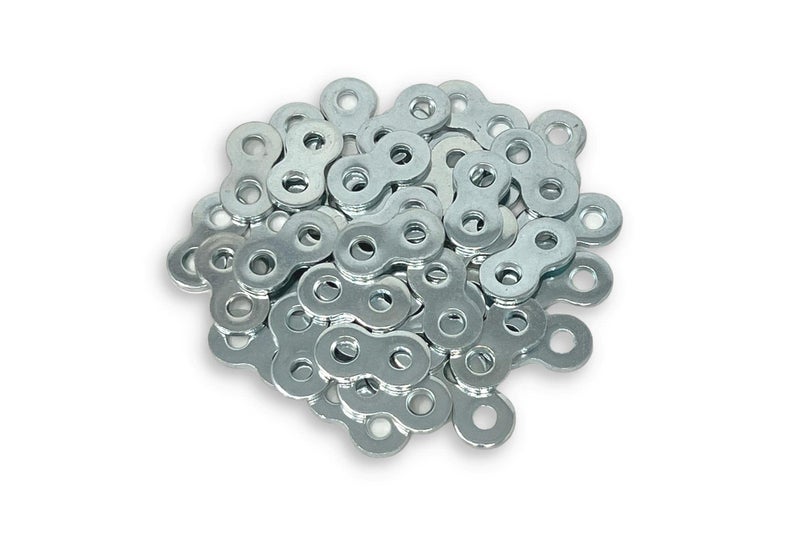 Balsam Point Workshop 20-Pack - Heavy Duty Figure 8 Table Top Connector or Desk Top Fastener Clip - 12 Gauge Steel - Image 4