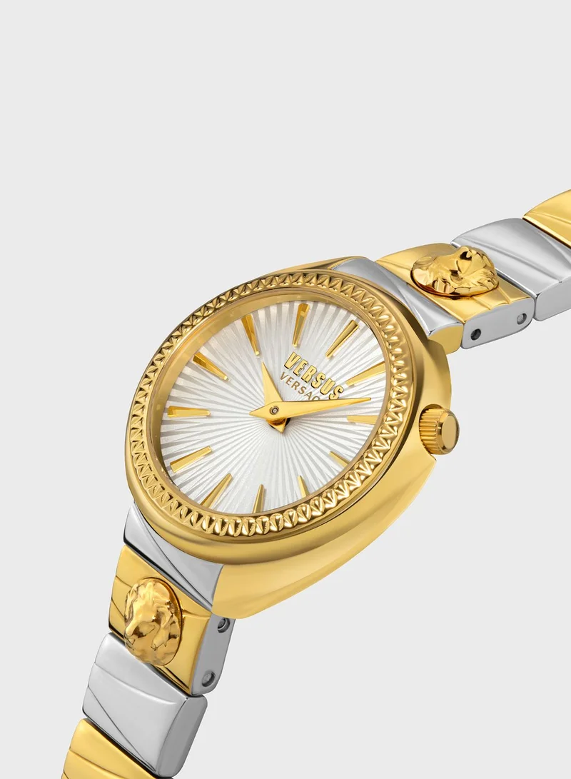 VERSUS VERSACE Steel Strap Analog Watch