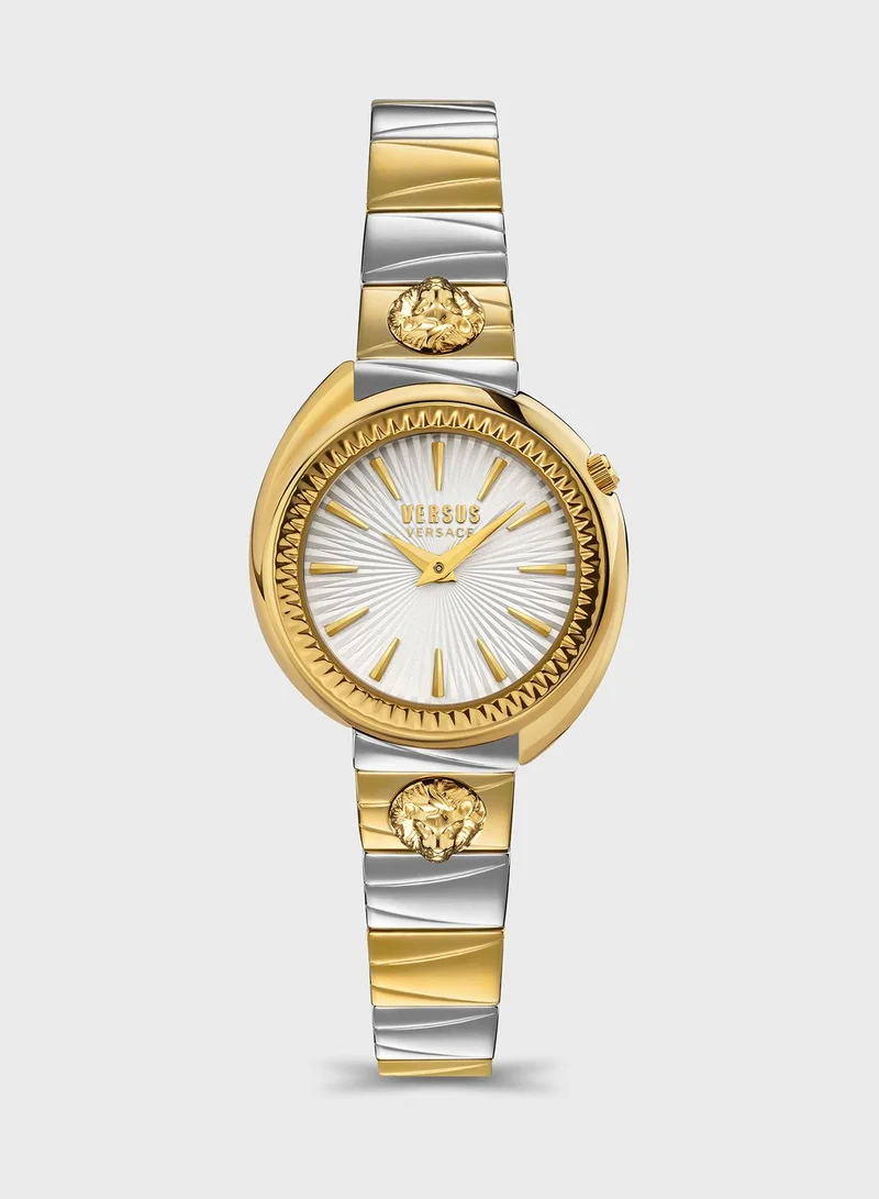 VERSUS VERSACE Steel Strap Analog Watch