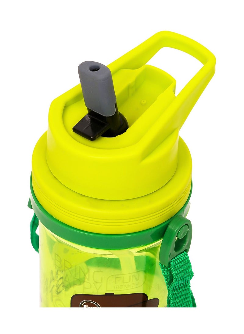 Eazy Kids Eazy Kids Water Bottle 500ml wt Straw - Green  - Image 4