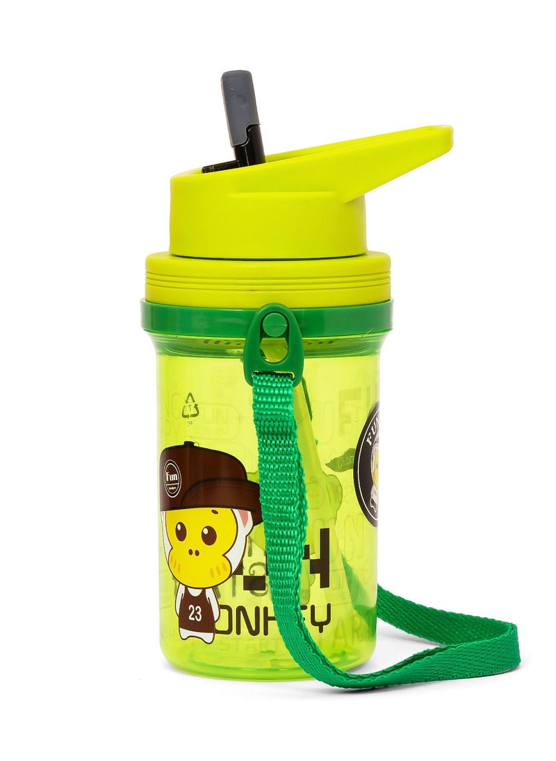 Eazy Kids Eazy Kids Water Bottle 500ml wt Straw - Green  - Image 5